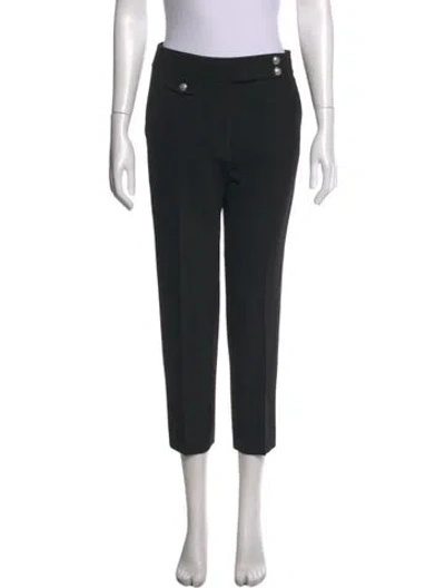 Pre-owned Veronica Beard Straight Leg Pants In Black