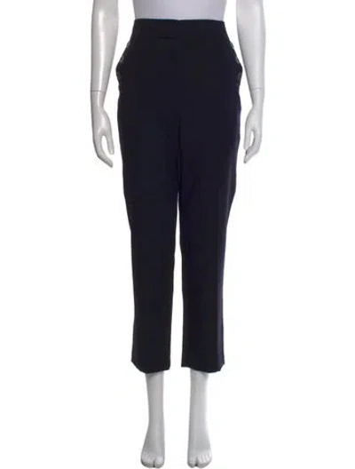 Pre-owned Veronica Beard Straight Leg Pants In Black