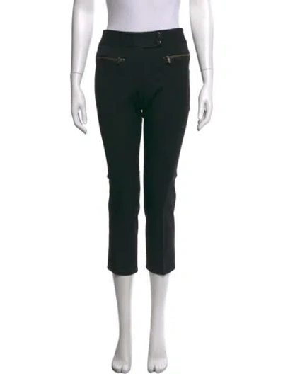 Pre-owned Veronica Beard Straight Leg Pants In Black