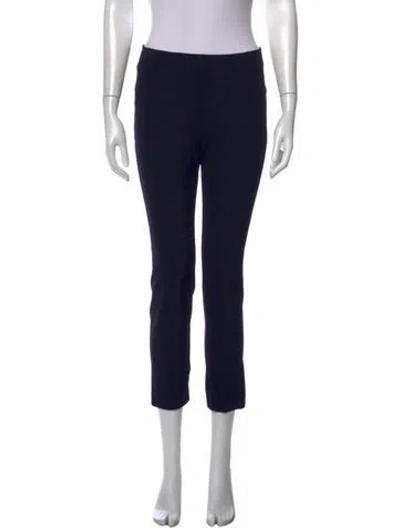 Pre-owned Veronica Beard Straight Leg Pants In Black