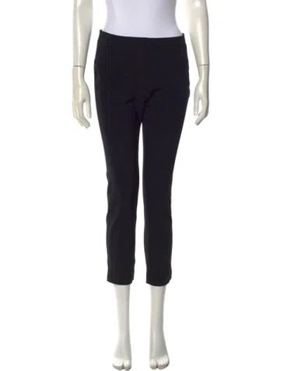Pre-owned Veronica Beard Straight Leg Pants In Black