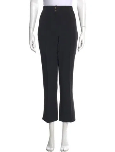 Pre-owned Veronica Beard Straight Leg Pants In Black