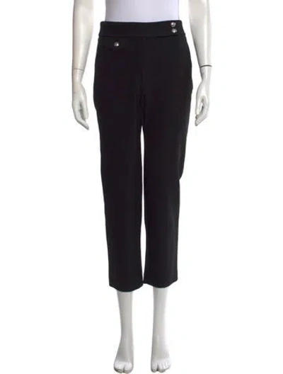 Pre-owned Veronica Beard Straight Leg Pants In Black