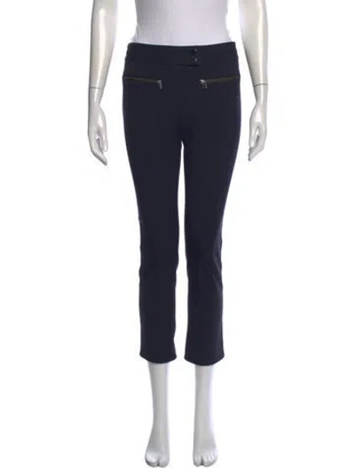 Pre-owned Veronica Beard Straight Leg Pants In Black