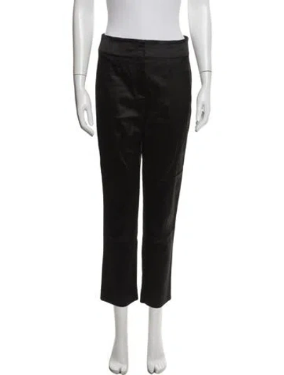 Pre-owned Veronica Beard Straight Leg Pants In Black