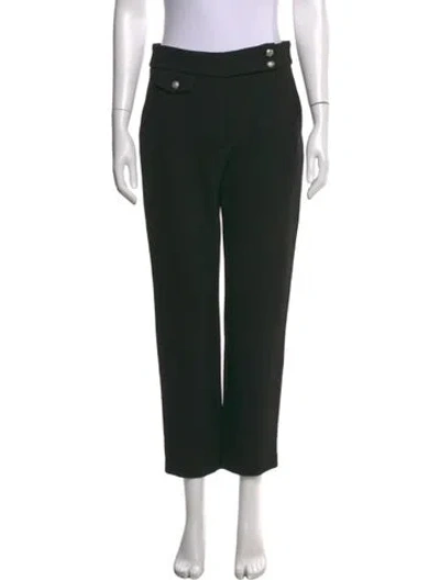 Pre-owned Veronica Beard Straight Leg Pants In Black