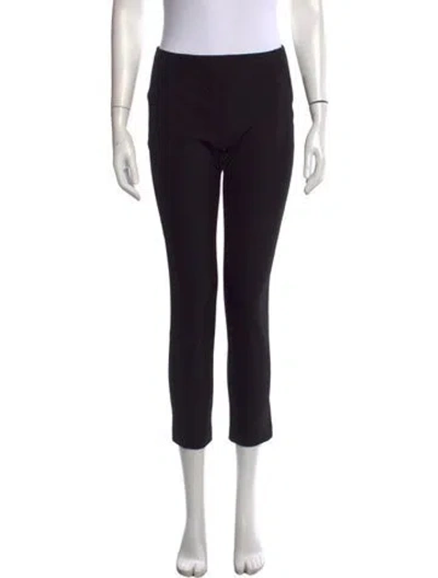 Pre-owned Veronica Beard Straight Leg Pants In Black
