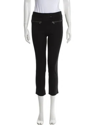 Pre-owned Veronica Beard Straight Leg Pants In Black