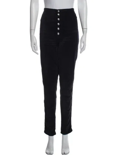 Pre-owned Veronica Beard Straight Leg Pants In Black
