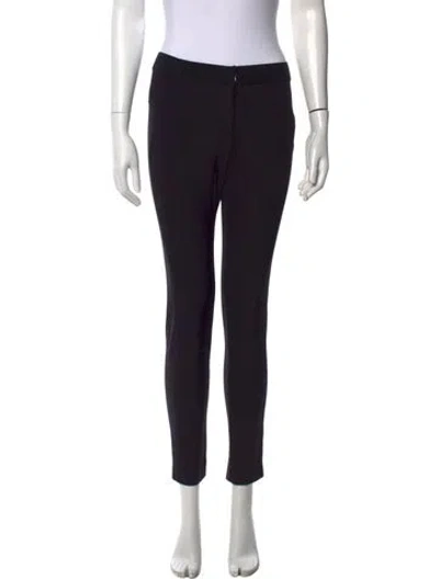 Pre-owned Veronica Beard Straight Leg Pants In Black