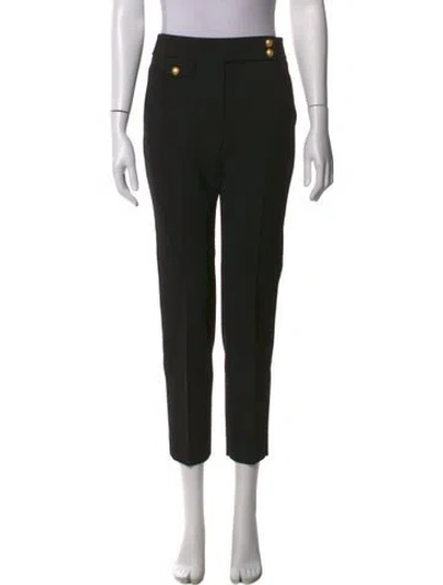 Pre-owned Veronica Beard Straight Leg Pants In Black