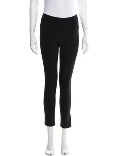 Pre-owned Veronica Beard Straight Leg Pants In Black