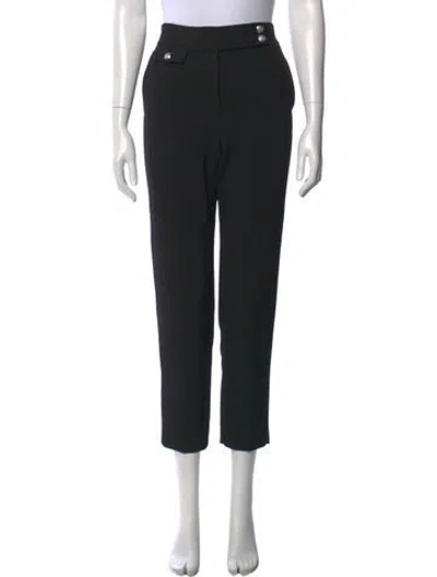 Pre-owned Veronica Beard Straight Leg Pants In Black