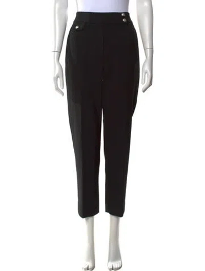 Pre-owned Veronica Beard Straight Leg Pants In Black