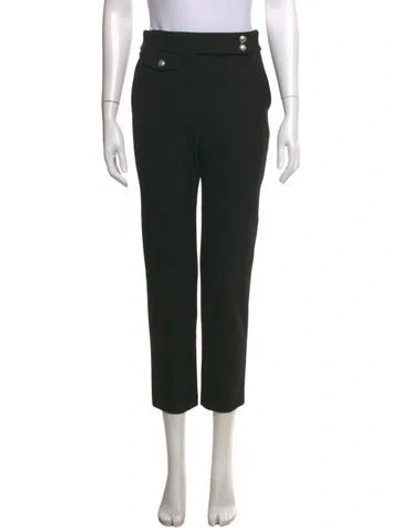 Pre-owned Veronica Beard Straight Leg Pants In Black