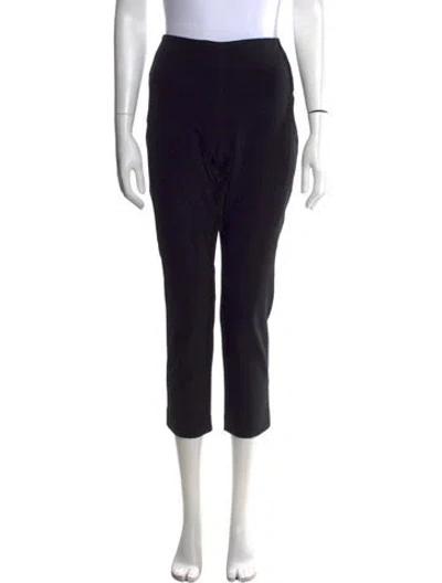 Pre-owned Veronica Beard Straight Leg Pants In Black