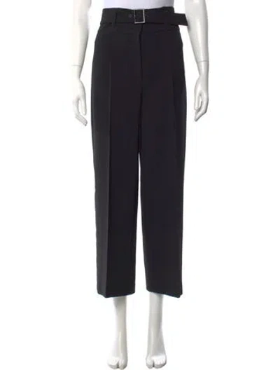 Pre-owned Veronica Beard Straight Leg Pants In Black