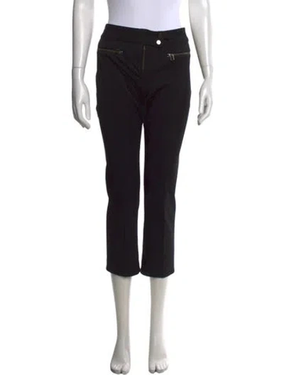 Pre-owned Veronica Beard Straight Leg Pants In Black