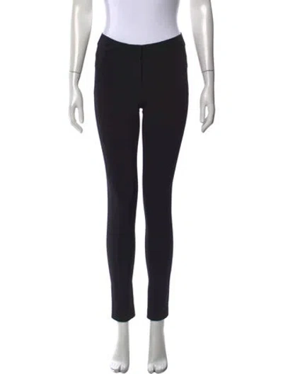 Pre-owned Veronica Beard Straight Leg Pants In Black