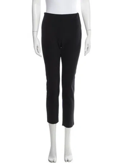 Pre-owned Veronica Beard Straight Leg Pants In Black