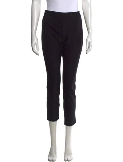 Pre-owned Veronica Beard Straight Leg Pants In Black