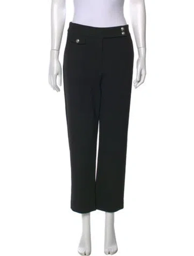 Pre-owned Veronica Beard Straight Leg Pants In Black