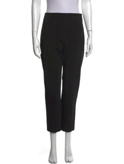 Pre-owned Veronica Beard Straight Leg Pants In Black