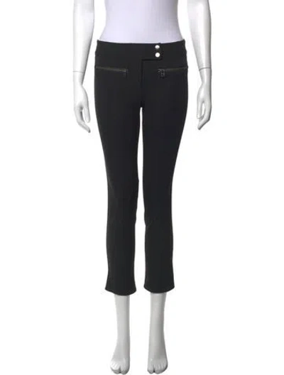 Pre-owned Veronica Beard Straight Leg Pants In Black