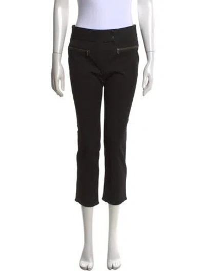 Pre-owned Veronica Beard Straight Leg Pants In Black