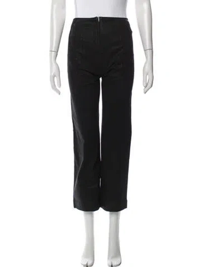 Pre-owned Veronica Beard Straight Leg Pants In Black