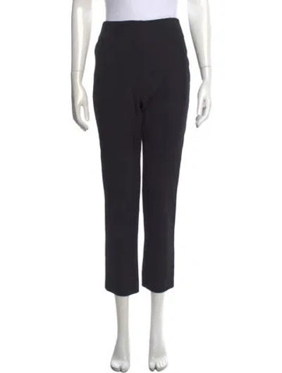 Pre-owned Veronica Beard Straight Leg Pants In Black