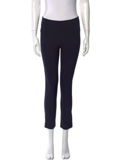 Pre-owned Veronica Beard Straight Leg Pants In Black