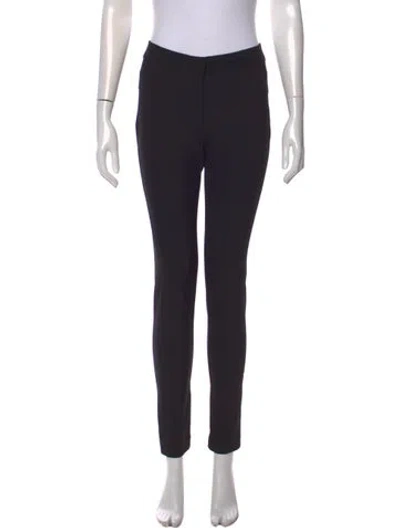 Pre-owned Veronica Beard Straight Leg Pants In Black