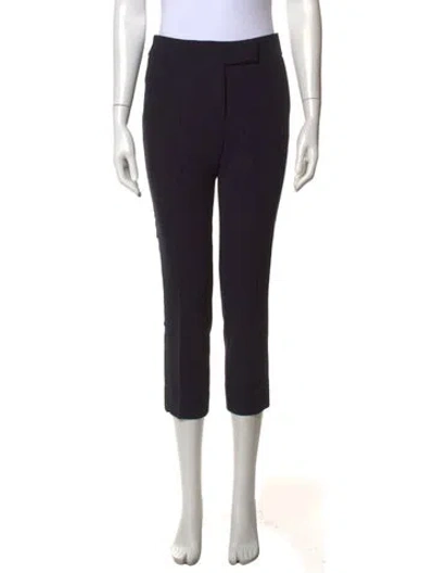 Pre-owned Veronica Beard Straight Leg Pants In Black