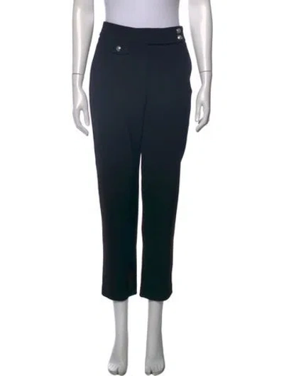 Pre-owned Veronica Beard Straight Leg Pants In Black