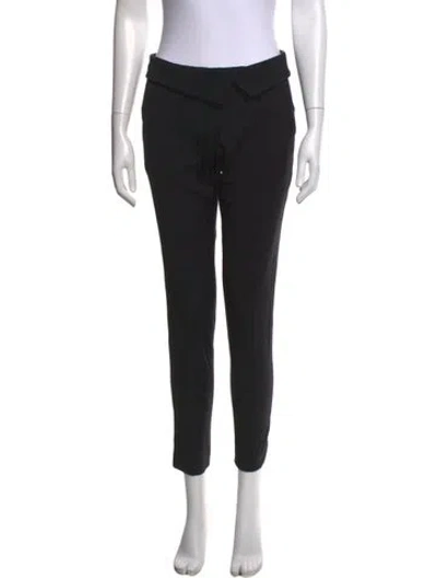 Pre-owned Veronica Beard Straight Leg Pants In Black