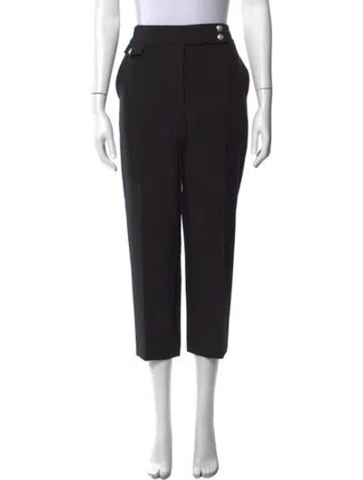 Pre-owned Veronica Beard Straight Leg Pants In Black