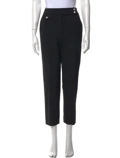 Pre-owned Veronica Beard Straight Leg Pants In Black
