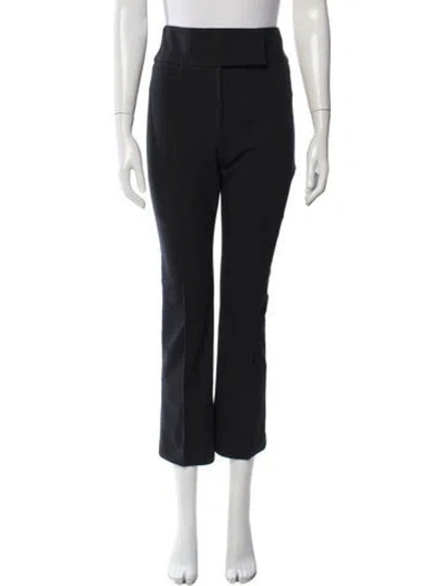 Pre-owned Veronica Beard Straight Leg Pants In Black