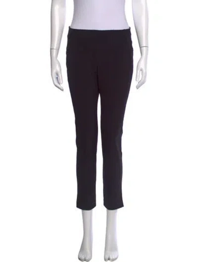 Pre-owned Veronica Beard Straight Leg Pants In Black