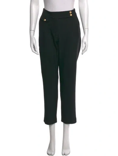 Pre-owned Veronica Beard Straight Leg Pants In Black