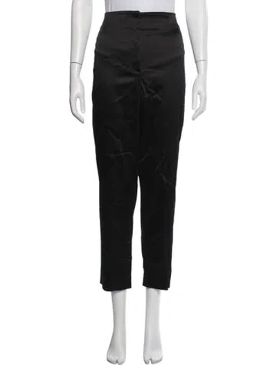 Pre-owned Veronica Beard Straight Leg Pants In Black