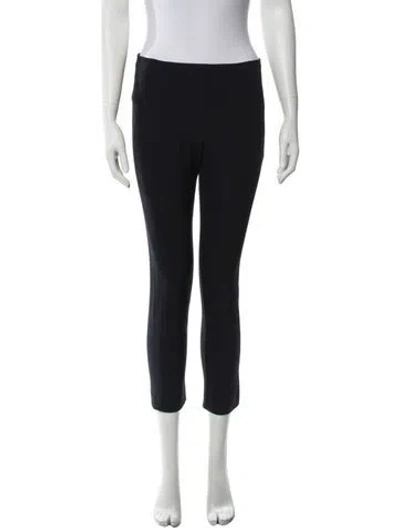 Pre-owned Veronica Beard Straight Leg Pants In Black