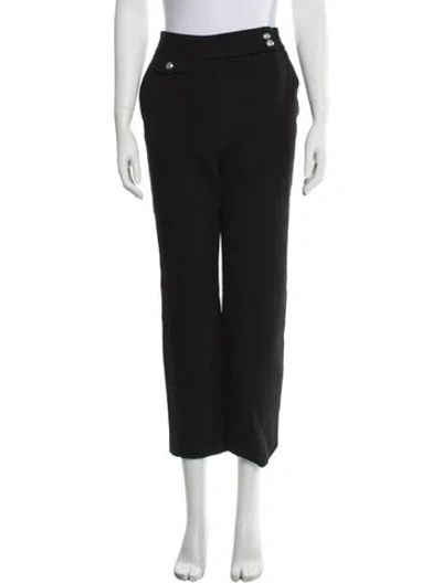 Pre-owned Veronica Beard Straight Leg Pants In Black
