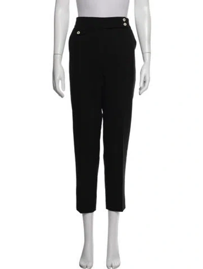 Pre-owned Veronica Beard Straight Leg Pants In Black
