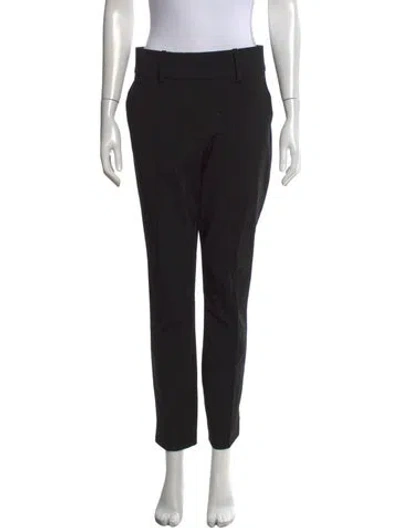 Pre-owned Veronica Beard Straight Leg Pants In Black
