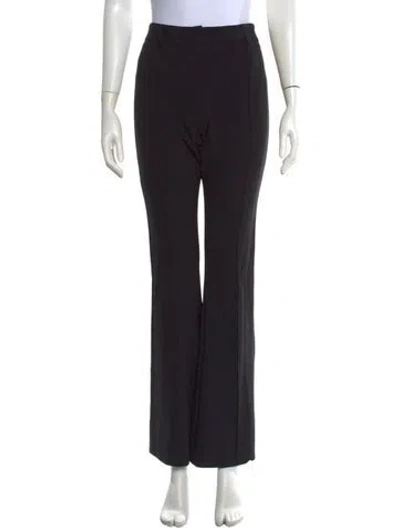 Pre-owned Veronica Beard Straight Leg Pants In Black