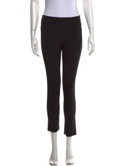 Pre-owned Veronica Beard Straight Leg Pants In Black