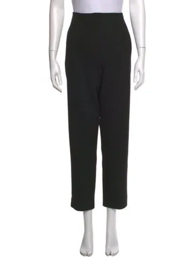 Pre-owned Veronica Beard Straight Leg Pants In Black