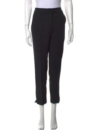 Pre-owned Veronica Beard Straight Leg Pants In Black